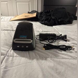 DYMO LabelWriter 550 Label Printer USB Power Supply + New Label Roll Tested!!!